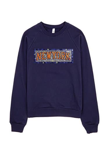 New York Mosaic Sweatshirt (Navy, Medium)
