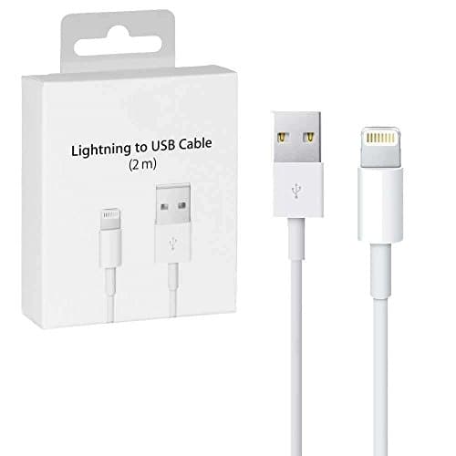 Genuine Original Lightning USB Cable Charger for OEM Apple iPhone X/8/7/6/6S Plus/5C (Express Collections).