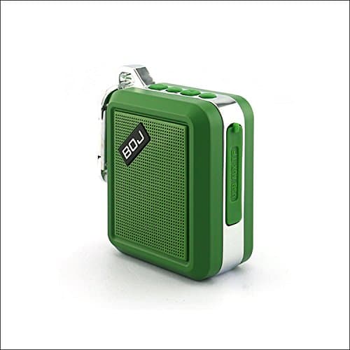 Green Key Chain Mini Bluetooth Speaker. (Waterproof)
