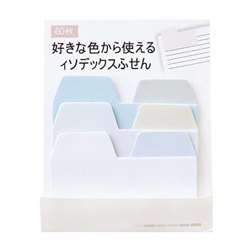 HBOS 60 PCS Index Divider Sticky Notes Paper Tabs, Assorted Size