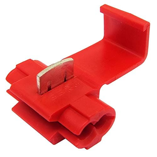 Scotch Lock Wire Connectors Quick Splice Terminals Crimp Electrical Red - Pack of 100
