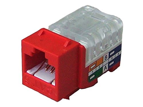 Kwikjack CAT6 Data Jack - 25 Piece Pack - Blue (10606K25-BL)