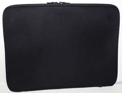 Simple Sleeve by Good Gear for Life, Practical, 3-Sided Neoprene Laptop Sleeve - Black, 15-inch, Fits Both PC laptops, Tablets, and MacBooks