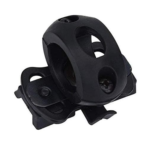 haoYK Quick Release 1.2" Flashlight Clamp Holder Mount Bracket Tactical Helmet Accessories for MICH FAST Helmet Side Rail