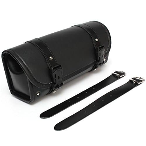 TOOLOOK Motorcycle Saddle Bag Storage Tool Pouch Roll Barrel Bag For Harley Davidson
