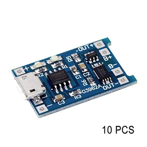 Trkee Module,Board Protection,Power Tools,1/2/5/10Pcs TP4056 5V 1A USB 18650 Lithium Battery Charger Board Protection Module