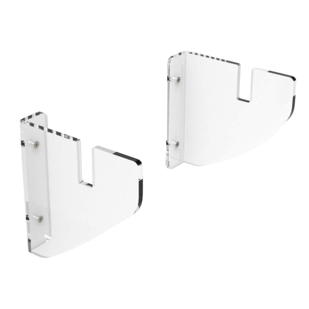EUGNN 2Pcs Skateboard Storage Display Rack,Invisible Clear Acrylic Wall Mount Display Skateboard Brackets for Snowboarding,Skateboarding and Longboarding