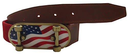 Skateboard Belt Canvas Red 33.5"