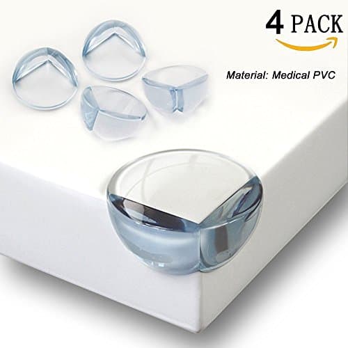 Corner Guards and Edge Bumpers Corner Bumper Corner Protector Baby Proofing Table,Furniture with Backup Adhesive Protector(4 Pack)