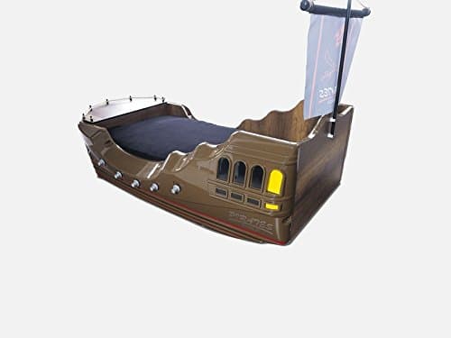 Kids Beds Collection Pirate ship bed brown