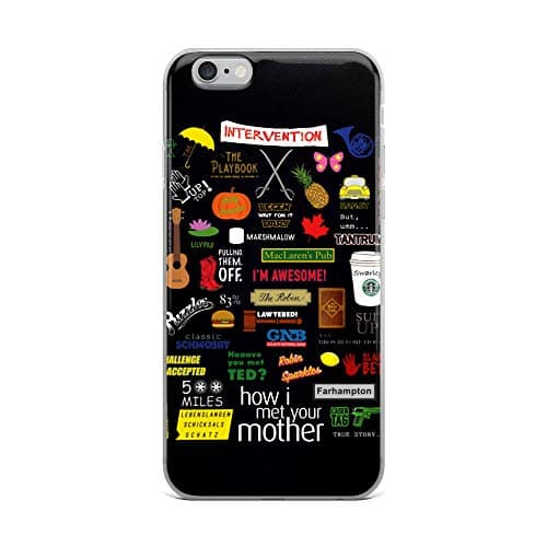 How I Met Your Mother iPhone Case - iPhone 6 Plus/6s Plus, HIMYM Quotes Collage, Clipart, Mother's Day, Birthday, Holiday Present, Gift Idea for Die-Hard Fans