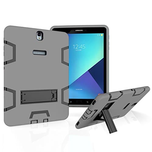 Galaxy Tab S3 9.7 Case, Fisel Three Layer PC &amp; Silicon High Impact Hybrid Drop Proof Armour Defensive Full Body Protective Case With Kickstand for Samsung Galaxy Tab S3 9.7" Tablet (SM-T820/T825/T827)