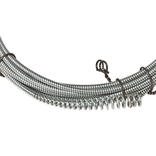 Spartan Tool 1/4" x 25' Open Hook SparShine Drain Pipe Cleaning Cable 4212102