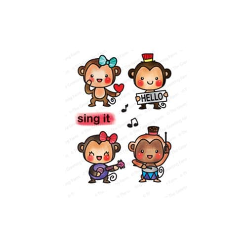 The Greeting Farm Clear Stamp Set - Sing It