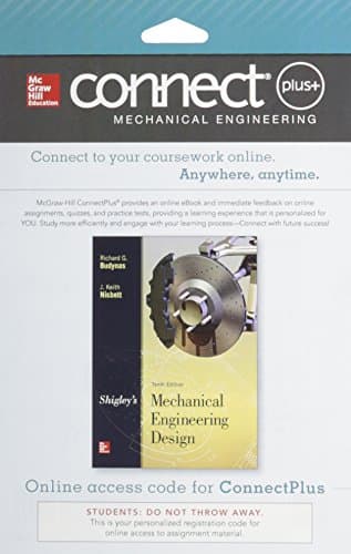 Connect 1-Semester Access Card for Shigley's Mechanical Engineering Design CD-ROM