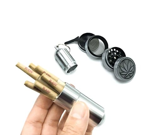 Trusted Buddy Portable Waterproof Capsule with Herb Grinder