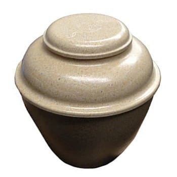 Paw Pods Biodegradable Pet Urn with Seeded Leaf