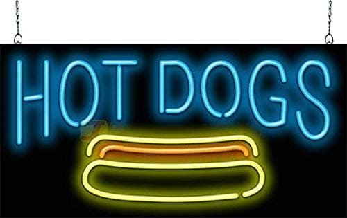 Hot Dogs Neon Sign