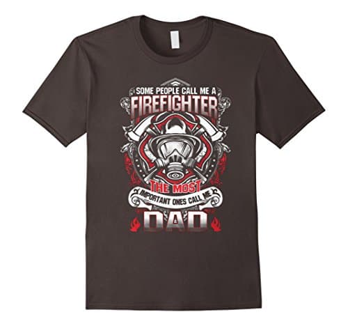Men's Firefighter dad shirt Medium Asphalt