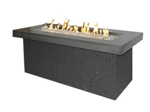 Key Largo Fire Pit W/Midnight Mist Supercast Top