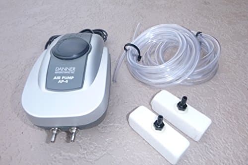 Aquarium Aeration System; Featuring Two Bubble-Bubba Micro-Bubble diffusers Model #BBWP by: Bubblemac