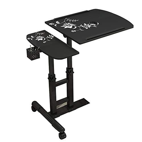 ZHANGRONG- Adjustable Laptop Desk Overbed Table Sofa Table 5 Adjustable Height Sturdy Laptop Desk Stand Notebook Computer Table With Wheels (Color : 1002, Size : Deluxe Edition)
