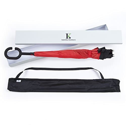 Inverted Umbrella Stick Umbrella Double Canopy Windproof