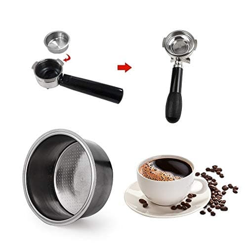 Taka Co Permanent Coffee Filter 2 Cup 51mm Coffee Tea Filter Stainless Steel Non Pressurized Coffee Filter Basket For Coffee Machine Accessories