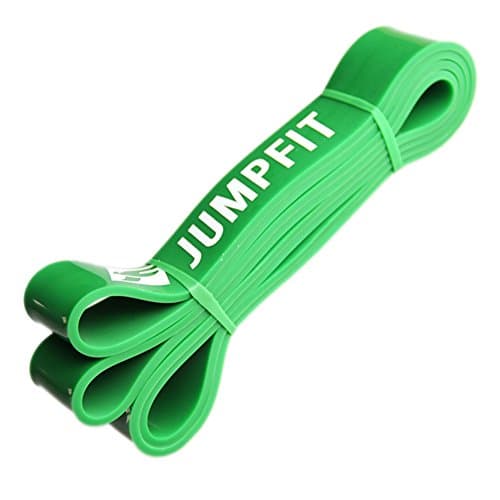 JUMPFIT Exercise Bands 7Levels,Resistance Band Great for Assisted Pull-ups, Cross training, Mobility, Muscle, Weight Lifting, Gymnastics, Stretching, Exercise, Home Gyms, & More.SINGLE BAND(Green)