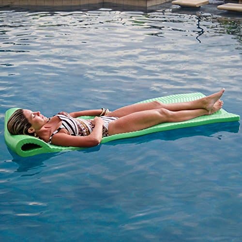 Pool Mate X-Large Foam Mattress Swimming Pool Float, Lime