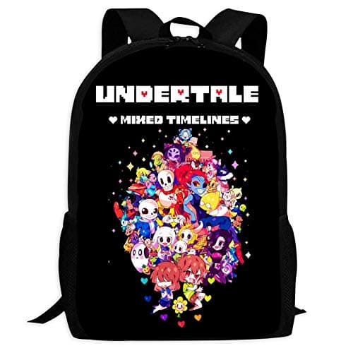 BEKAI Undertale-Sans Player | Comfortable & Light School Bags Multiple Pockets Backpack for Kids/Youth/Boys/Girls