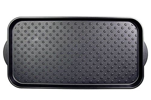 Kiwicomp Multi-Purpose Utility Boot & Shoe Tray 30 x 15 inches | Protects Floors from Water and Dirt | Waterproof for All Weather Indoor or Outdoor Use | Pet Bowl Mat