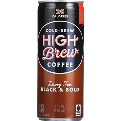 High Brew Cold Brew Coffee 6 - 8oz Cans (Black &amp; Bold)