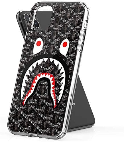 Black Shark Case Cover Compatible for iPhone iPhone (11 Pro Max)