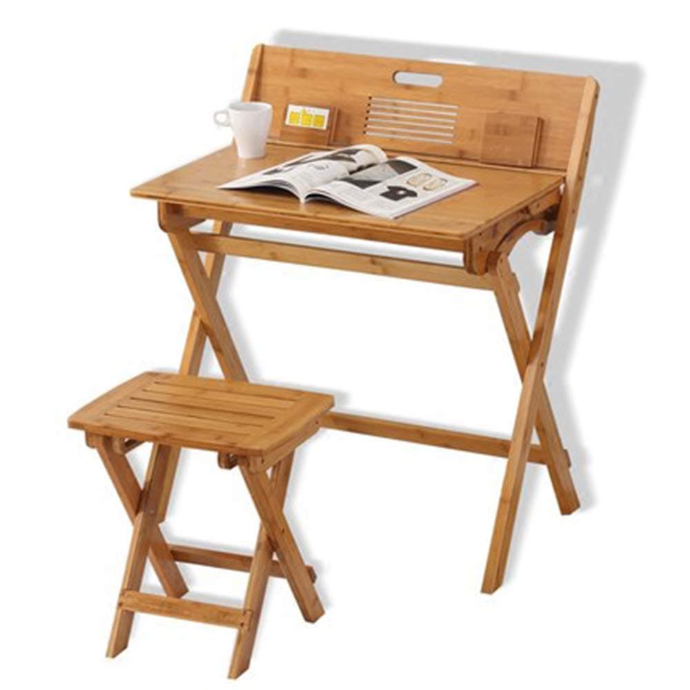 MTX Ltd Drop-Leaf Table/Sofa Desk,Multifunctional Children's Study Desk Stool Set Folding Desk Computer Desk and Chair Homework Desk Children's Desk Bamboo Multi-Function Desk for Every Occasion