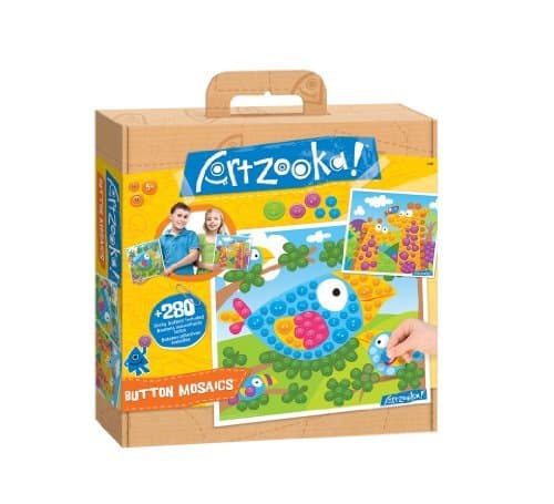 Artzooka Button Mosaic Animals by Artzooka