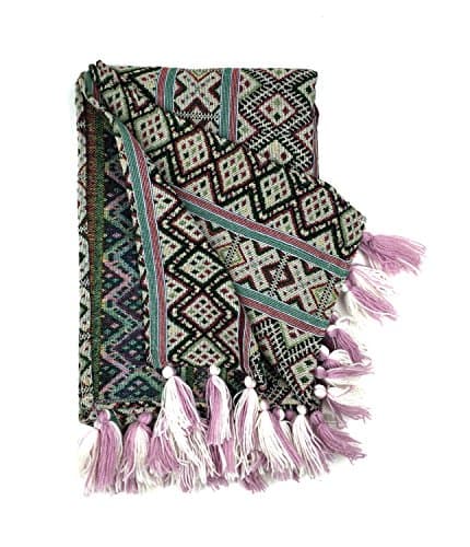Tribalover Blanket Scarf Wrap Throw Blanket With Aztec Pattern