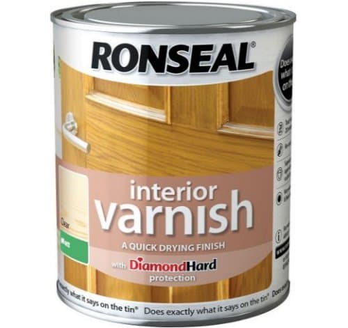 Ronseal Interior Varnish - Clear Matt - 250ml
