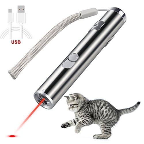 Cat Chaser Toys,Myguru 2 in 1 Multi Function Funny Cat Chaser Toys Interactive LED Light,Training Tools