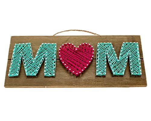 "You Have My Heart Mom" DIY String Art Kit - String Art From the Heart By Everyday Beautiful Gifts: Complete Craft Project Set With String Art Supplies, Decorative Hanging Sign Says MOM