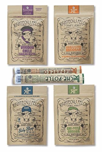 Righteous Felon Beef Jerky Bundle (Spicy)