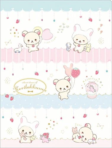 Rilakkuma file folder A4 10pockets Korilakkuma