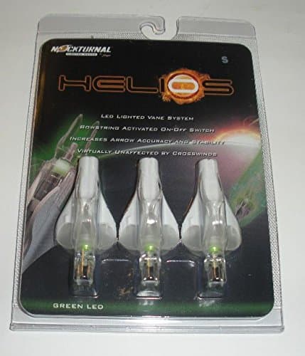 Nockturnal Helios Lighted Nock/Vane System S Model 3/Pkg Green