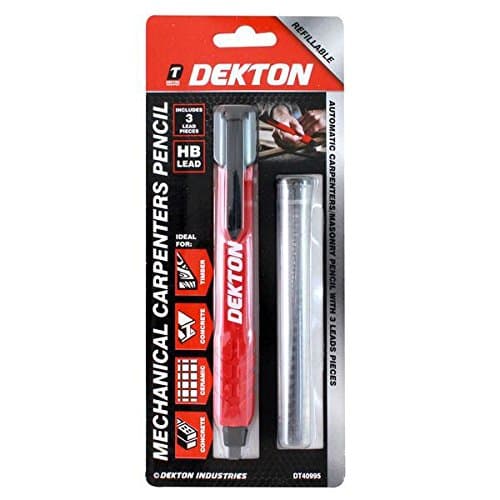 Dekton Refillable Carpenter Pencil 2 Pencil/S