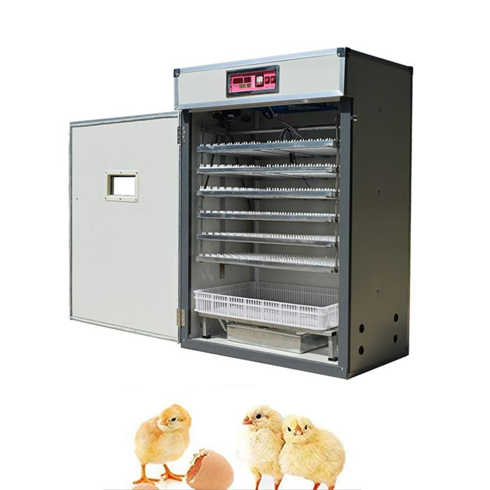 JHKGY Compact Microbiological Laboratory Incubator,Egg Incubators with Automatic Egg Turning Turner,for Hatching Turkey Goose Quail Chicken Eggs,Built-In Egg Candler,1056 Egg