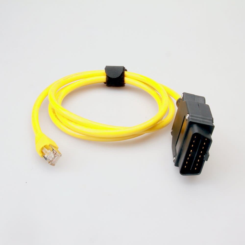 JRTECH 1.50M(5FT) Ethernet to OBD Interface Cable E-SYS ICOM Coding F-series for BMW ENET