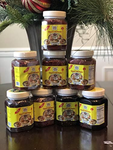 Hottest Premium Quality: Fried Chili Paste/Oil-Great for adding more spice flavor to Soups/Noodle Dish/and stir-fried (400 grams)