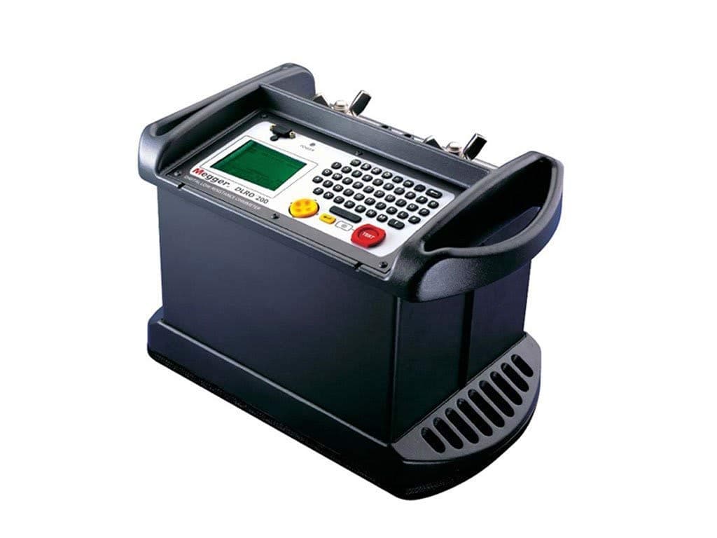 Megger DLRO200-115 High Current Digital Low Resistance Microhmmeter with Additional Output Smoothing, +/-0.5% Accuracy