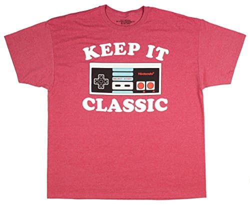 NES Nintendo Entertainment System Controller Keep It Classic T-Shirt Big