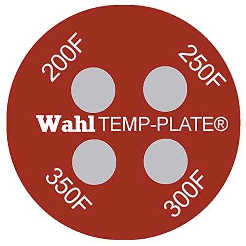 Wahl Instruments 442-202F Micro Round Four-Position Temp-Plate, 200, 250, 300 and 350 degrees F (Pack of 10)